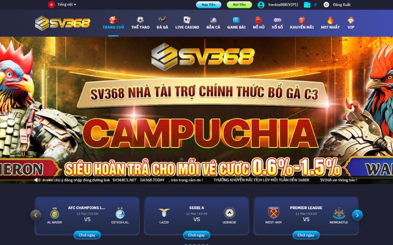 Tổng Quan Về SV368 – Nhà Cái Uy Tín Hàng Đầu Châu Á