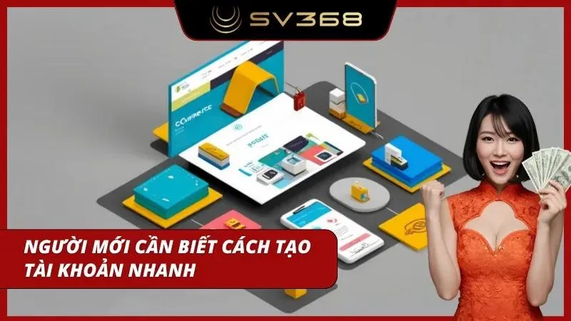 Các bước tạo tài khoản uy tín chỉ có tại SV368