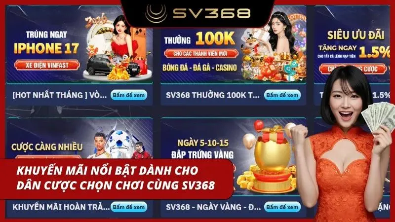 Thông báo ưu đãi xuất hiện ngay khi đăng nhập vào tài khoản