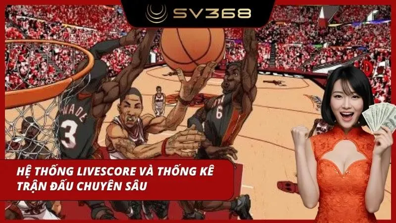 Hệ thống livescore và bảng thống kê trận đấu của sảnh là điểm cộng rất lớn cho anh em soi kèo