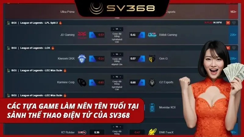 Những tựa game điện tử để anh em có thể cá cược thoả thích đang có tại sảnh