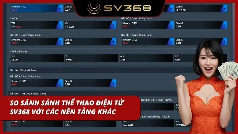 So sánh sảnh của nhà cái so với các sảnh thể thao điện tử trôi nổi khác