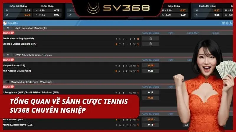 Cái nhìn tổng quan về sảnh cược tennis đang làm mưa làm gió tại thị trường