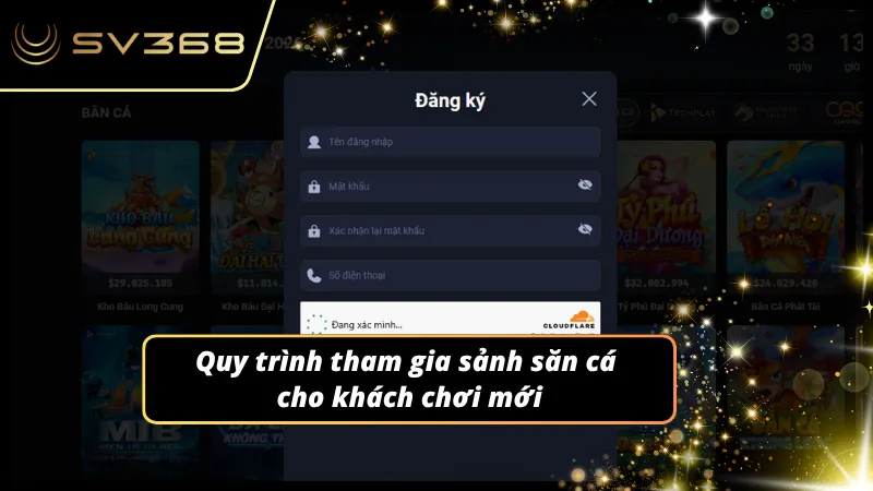 Người chơi chọn phòng và thiết lập mức đạn trước khi bắt đầu