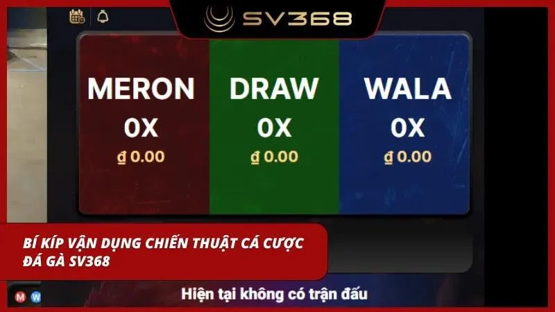 Bảng tỷ lệ kèo Meron và Wala biến động theo thời gian thực