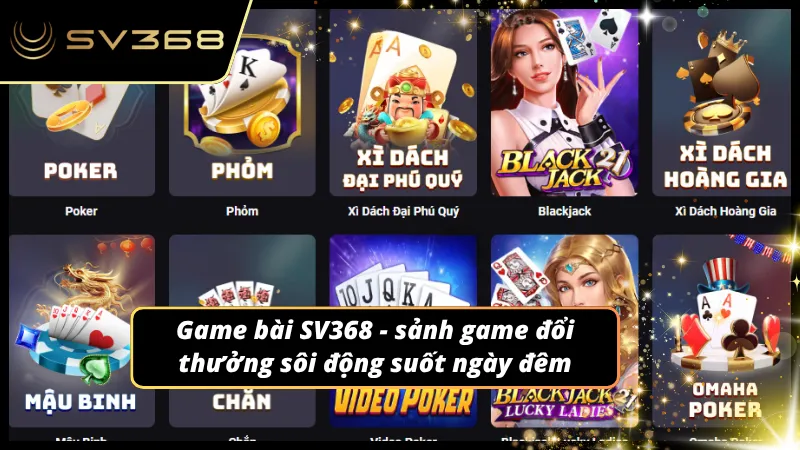 Sảnh bài trực tuyến hoạt động liên tục với lượng người chơi đông