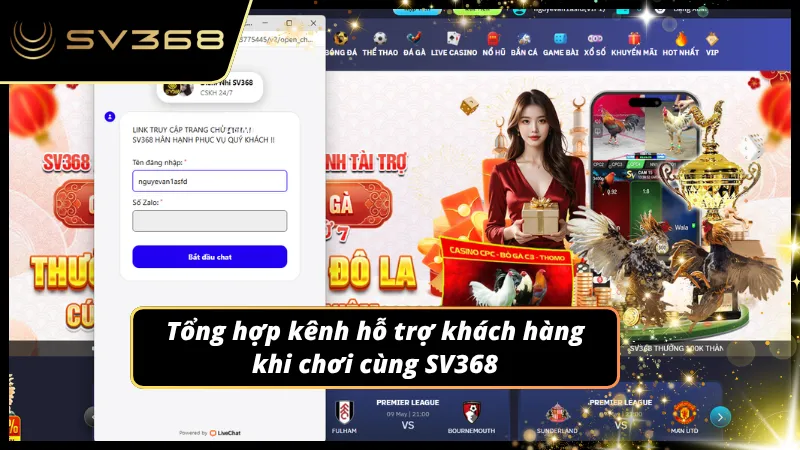 Khung chat trực tuyến hỗ trợ xử lý vấn đề nhanh chóng