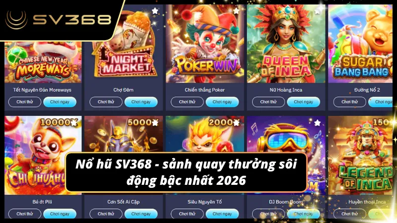 Hiệu ứng quay hũ liên tục tạo không khí giải trí cực sôi động