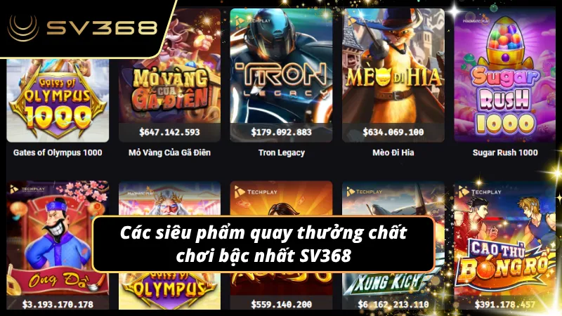 Các tựa game hot thu hút lượng lớn người chơi mỗi ngày